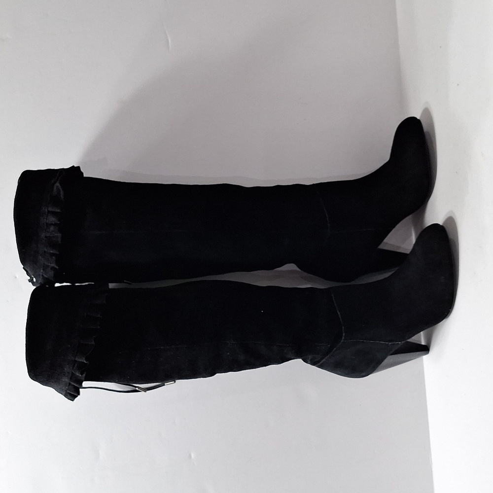 Bcbgeneration Black Suede Leather Whimsigoth Over… - image 2